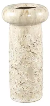 Цветочный горшок PTMD Collection Wang, кремово-белый