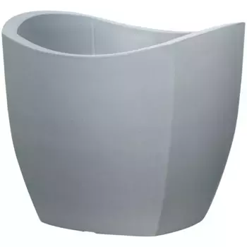 Цветочный горшок Scheurich «40/256 WAVE GLOBE CUBO», цвет stony grau