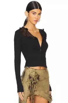 Цветочный кардиган Marrknull, черный