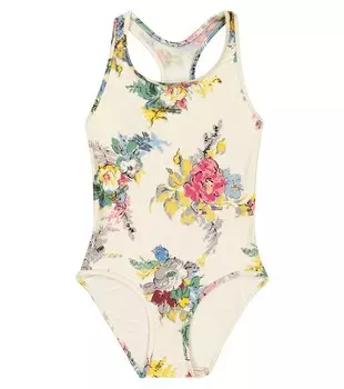 Цветочный купальник Zimmermann Kids, разноцветный