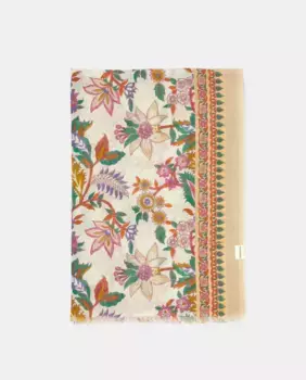 Цветочный шарф Tintoretto, цвет Crudo