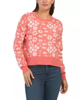 Цветочный свитер Cyrus, цвет Tea Rose