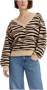Цветочный свитер Levi's, цвет Wavy Zebra Marzipan