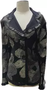 Цветочный жакет 7223Oliv An Ren