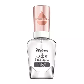 Цветотерапия Beautifiers Высокоглянцевое верхнее покрытие с аргановым маслом, Sally Hansen