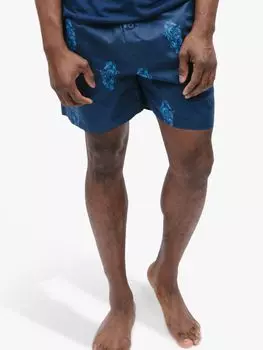 Cyberjammies Felix Пижамные шорты с принтом Panther, темно-синие