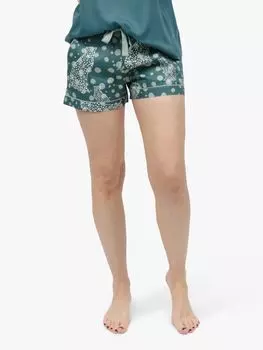 Cyberjammies Hannah Leopards Пижамные шорты, зеленые
