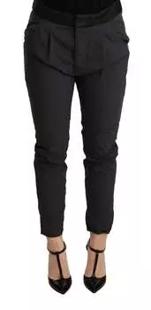 CYCLE облегающие женские брюки из хлопка со средней талией, серый