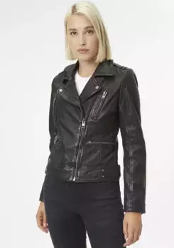 Цыганская кожаная куртка "G2WJovia SF" Gipsy, черный
