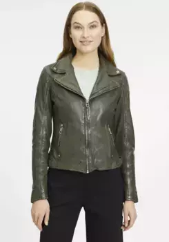 Цыганская кожаная куртка "GWMaizy RF" Gipsy, цвет Jade
