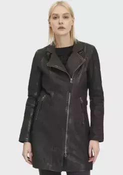 Цыганская кожаная куртка "GWMargarethe" Gipsy, черный