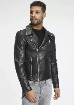 Цыганская кожаная куртка "Mavric SF NSLV" Gipsy, черный