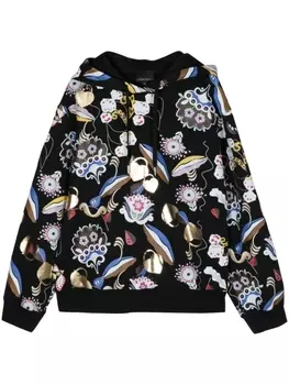 Cynthia Rowley худи Gilded Garden, черный