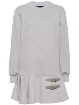 Cynthia Rowley плиссированное платье Preston, серый