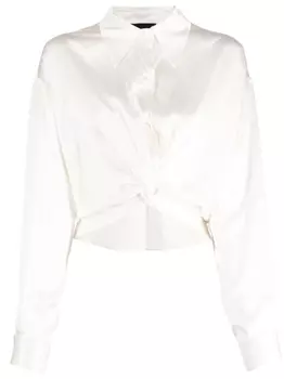 Cynthia Rowley шелковая рубашка, белый