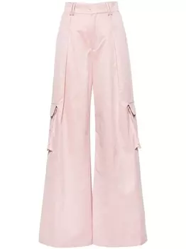 Cynthia Rowley широкие брюки карго Marbella, розовый