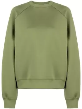 Cynthia Rowley толстовка с круглым вырезом, зеленый