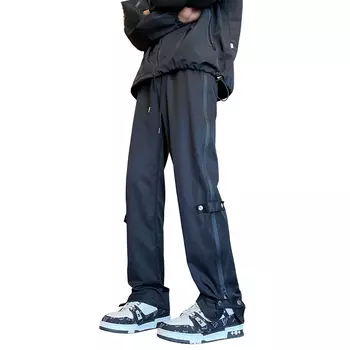 Cypher Code Шифр-код Повседневные брюки унисекс, Черный флис (пряжка на ножке)