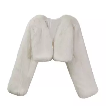 Czmo Женский Мех, Белый