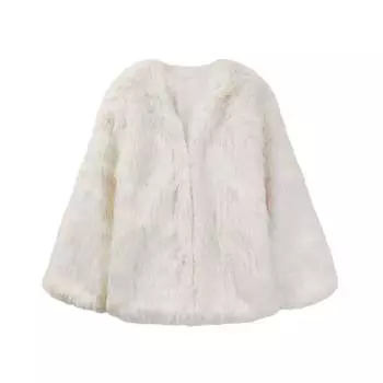 Czmo Женский Мех, Черный