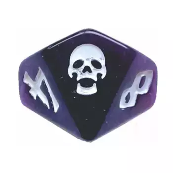 d10 Череп, Dice (Black Oak)