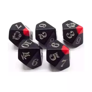 d10 Кровоточащий вампир (5), Dice - Speckled - d10 & d20 (Chessex)