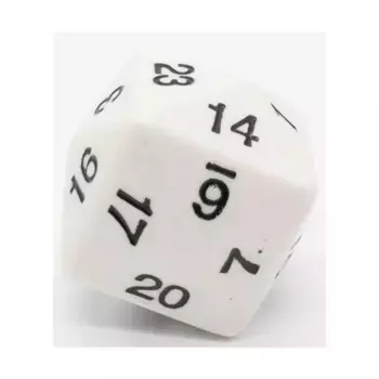 d24 - Белый с черным, Dice - Symbols, Functional & Unique Dice