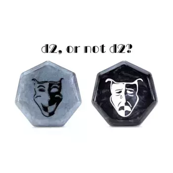 d2 — Драматические маски, Miscellaneous Dice & Accessories (Gate Keeper Games)