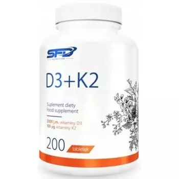 Д3 + К2 200 таблеток, Sfd