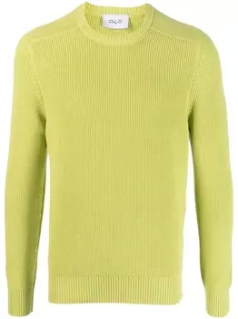 D4.0 вязаный джемпер, зеленый