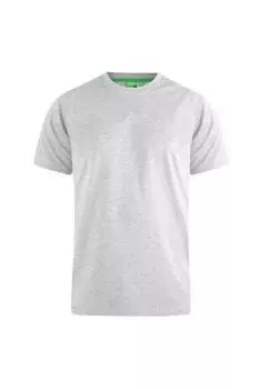 D555 Футболка Kingsize Flyers-1 с круглым вырезом Duke Clothing, серый