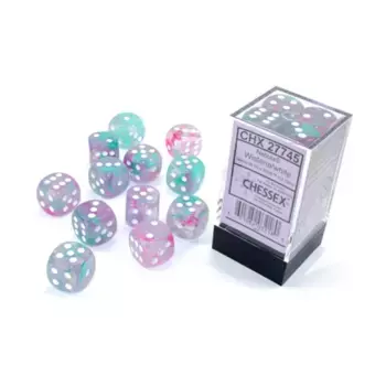 d6 16мм Глициния с белым (12), Dice - Nebula (Chessex)
