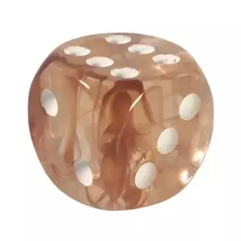 d6 18 мм Двемерская медовуха с белым (12), Game Dice - Diffusion (Role 4 Initiative)