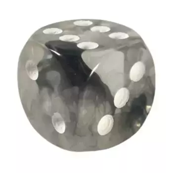 d6 18 мм Призрак с белым (12), Game Dice - Diffusion (Role 4 Initiative)