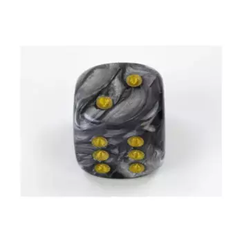 d6 20 мм Сталь с золотом (2), Dice - Leaf (Chessex)