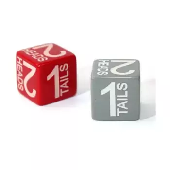 d6 Кубики «Орел/Решка» 15 мм, Dice - Custom Specialty Dice
