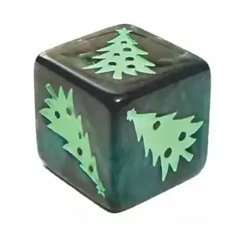 d6 Украшения, Dice (Black Oak)