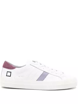 D.A.T.E. кроссовки с тисненым логотипом, белый