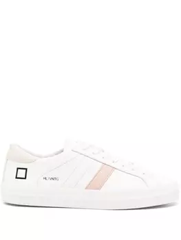 D.A.T.E. кроссовки с тисненым логотипом, белый