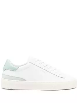 D.A.T.E. кроссовки с тисненым логотипом, белый