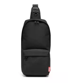 D Bsc sling Bag x слинг рюкзак из прочной ткани Diesel, черный