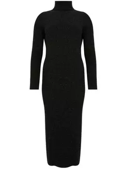 D.Exterior платье в рубчик с блестками, черный