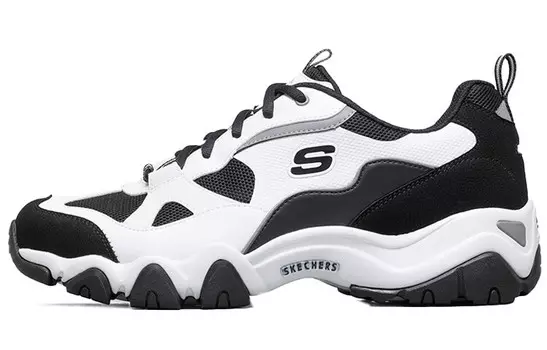 D"LITES 2.0 Кроссовки для мужчин с низким верхом, черного/белого цвета Skechers