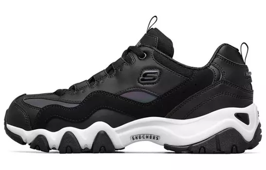 D"LITES 2.0 Кроссовки для жизни женские с низким верхом, черные/белые Skechers