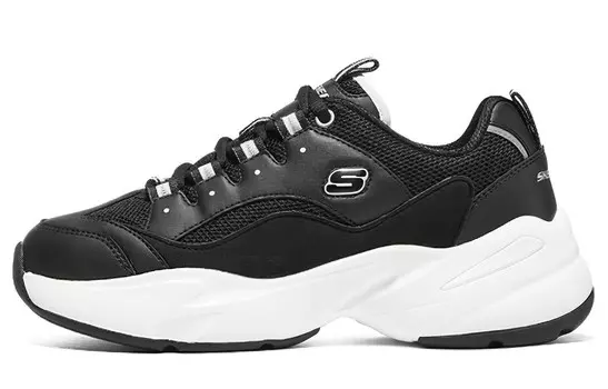 D"LITES 3.0 Кроссовки для жизни женские с низким верхом, белые/черные Skechers