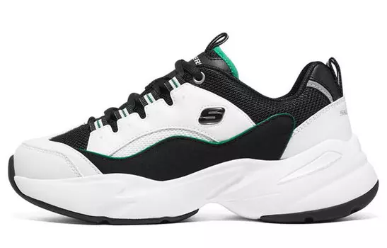 D"LITES 3.0 Кроссовки женские с низким верхом, белые/зеленые Skechers