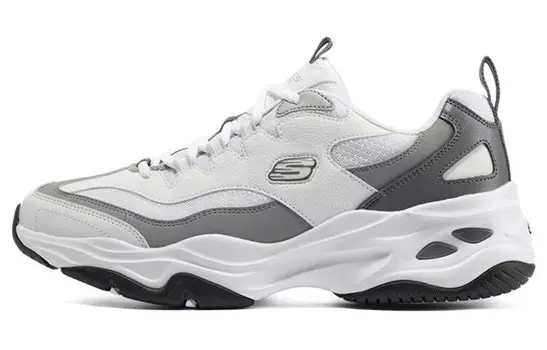 D"Lites 4.0 Кроссовки для мужчин с низким верхом, белые/серые Skechers