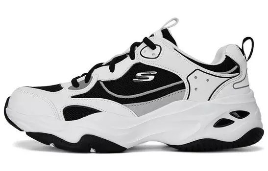 D"Lites 4.0 Кроссовки для мужчин с низким верхом, черного/белого цвета Skechers