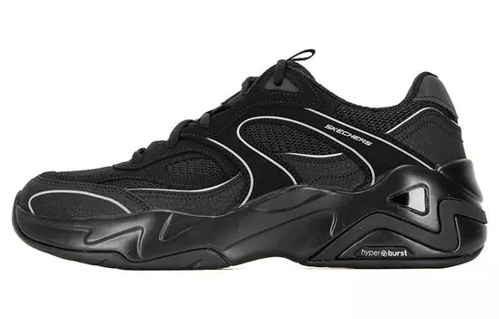D"LITES HYPER BURST Кроссовки для мужчин с низким верхом, черные Skechers