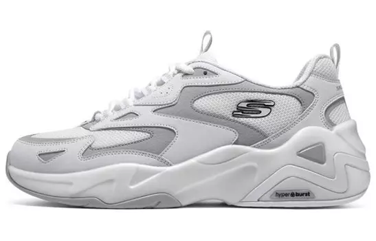 D"LITES HYPER BURST Кроссовки женские с низким верхом, белые/серые Skechers